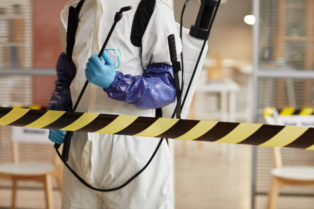 Professional Biohazard technician working in Malone, WI